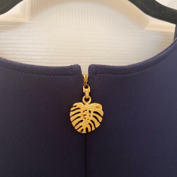 Lilly Pulitzer Mila Shift Dress - Navy Scuba - Size M - Picture 4 of 5